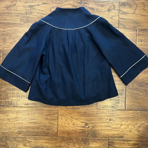 Mia Melon short navy coat - Picture 6 of 9